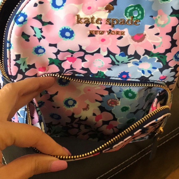 Kate spade floral small backpack main image 4